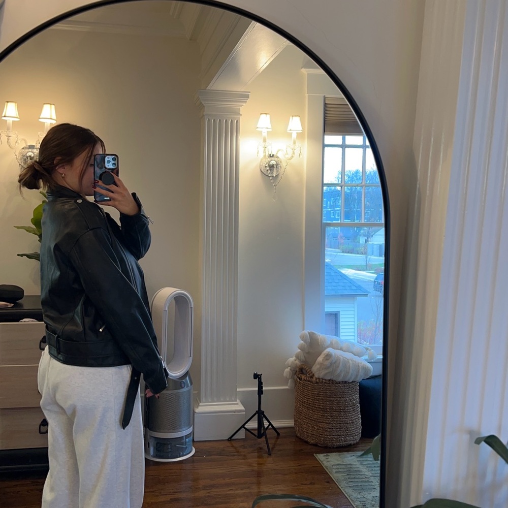 Faux leather moto jacket - Picture 3 of 5